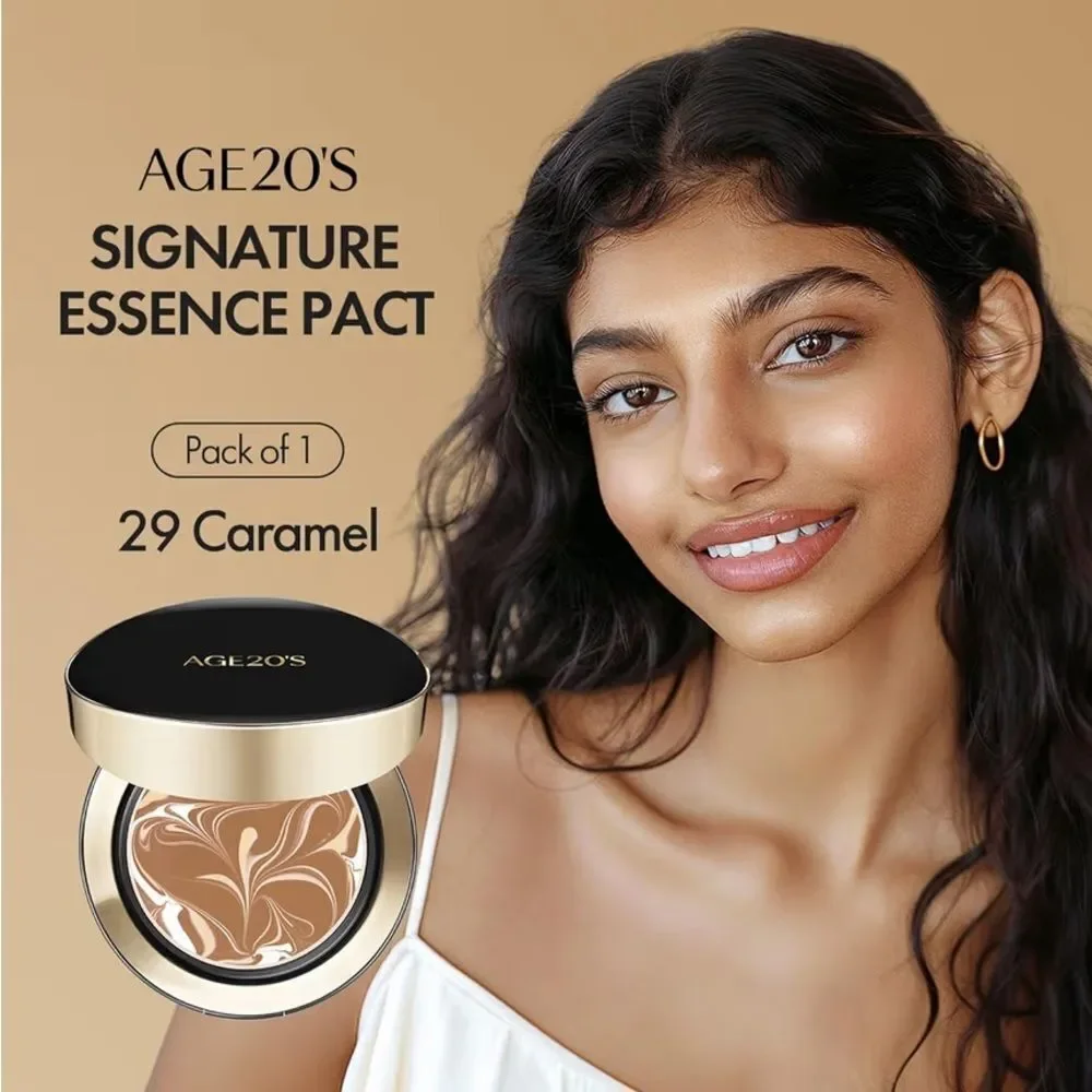 NEW AGE20's Signature Essence Cover Pact Intense Cover #29 Caramel New Sealed